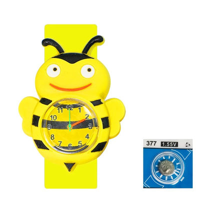 Beautiful Butterfly, Bee & Ladybug Slap Watches – Waterproof Silicone Wrist Watch for Kids & Toddlers - SMARTMARTNZ