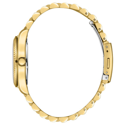 Beverly Hills Polo Club Multifunction Mother Pearl Gold Watch - BP3169C.121