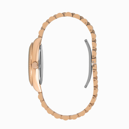 Beverly Hills Polo Club Mother Pearl Diamond Rose Gold Watch – BP3172C.430