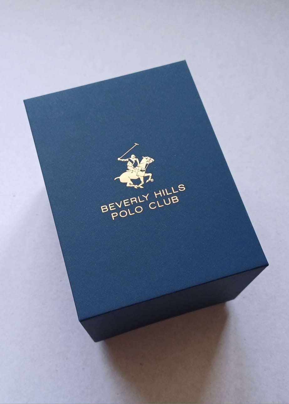 Beverly Hills Polo Club Dual Time Black Dial Silver Watch – BP3210X.350