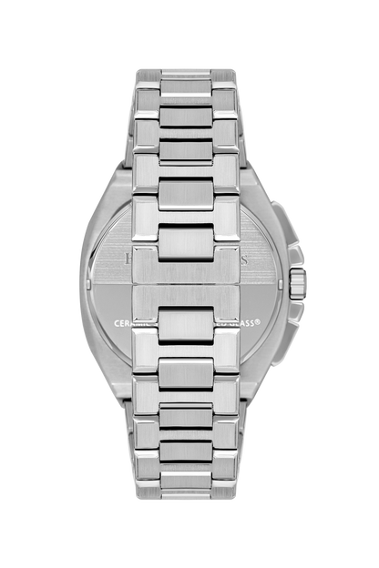 Beverly Hills Polo Club Dual Time Black Dial Silver Watch – BP3210X.350