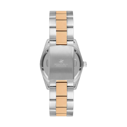 Beverly Hills Polo Club Green Dial Two-Tone Date Watch - BP3373X.570