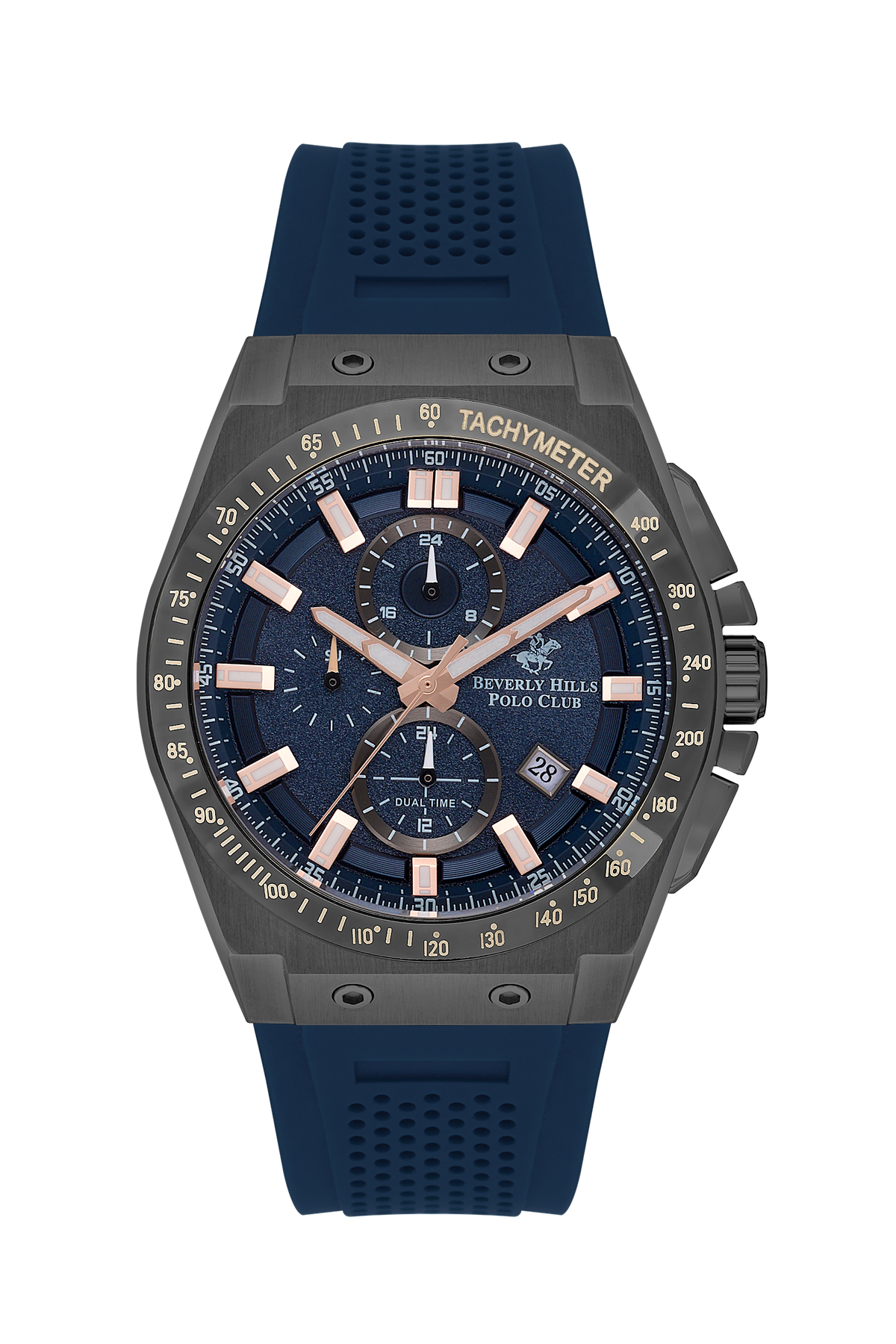 Beverly Hills Polo Club Multifunction Blue Dial Blue Strap Watch – BP3541X.099