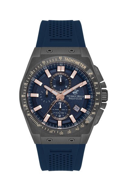 Beverly Hills Polo Club Multifunction Blue Dial Blue Strap Watch – BP3541X.099