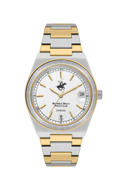 Beverly Hills Polo Club Two-Tone Diamond Date Watch – BP3562C.230