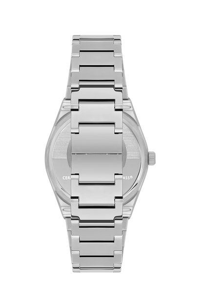 Beverly Hills Polo Club White Dial Diamond Silver Date Watch – BP3562C.330