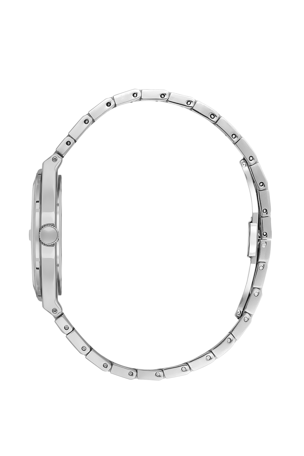 Beverly Hills Polo Club White Dial Diamond Silver Date Watch – BP3562C.330