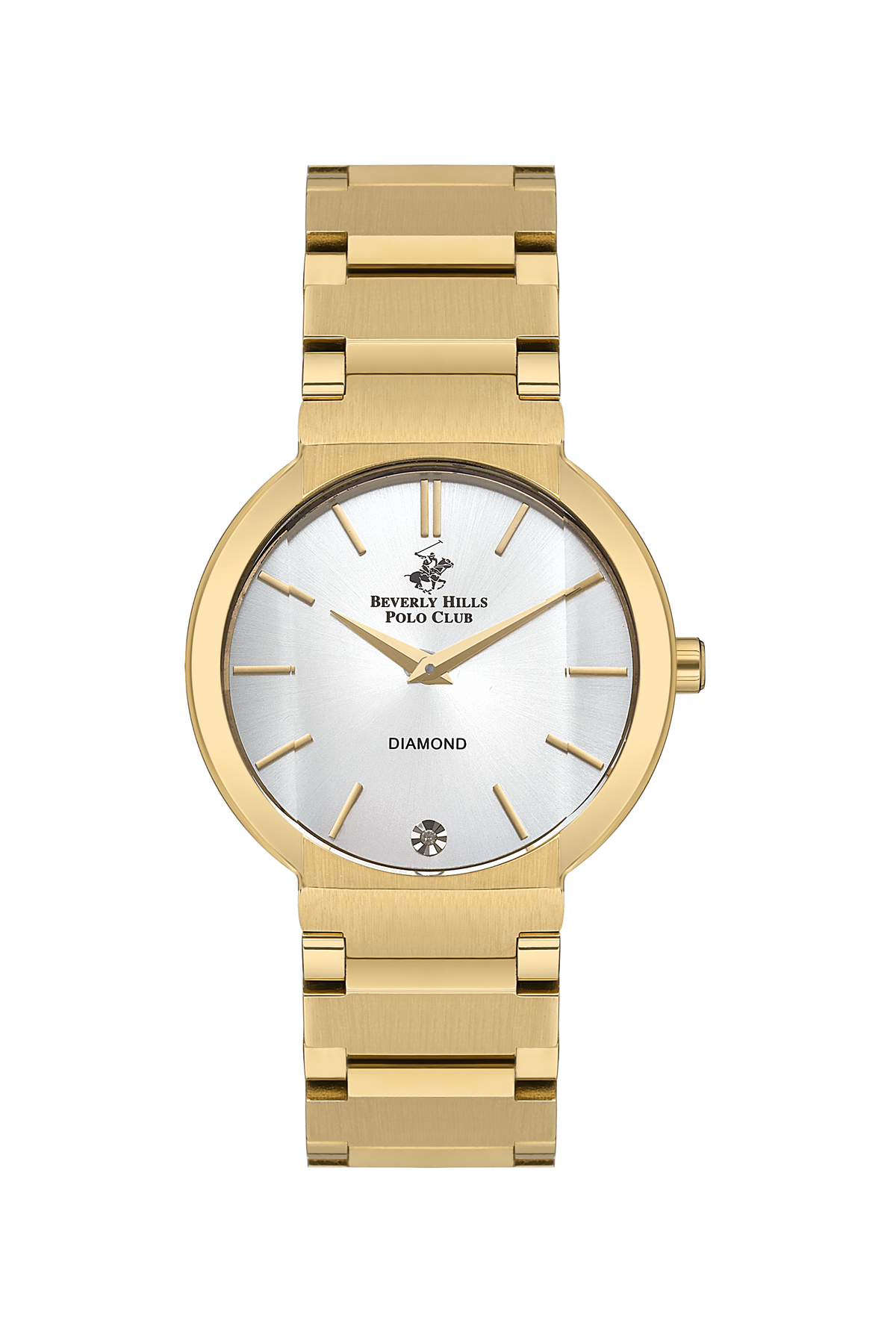 Beverly Hills Polo Club All Gold White Dial Diamond Watch – BP3568X.120