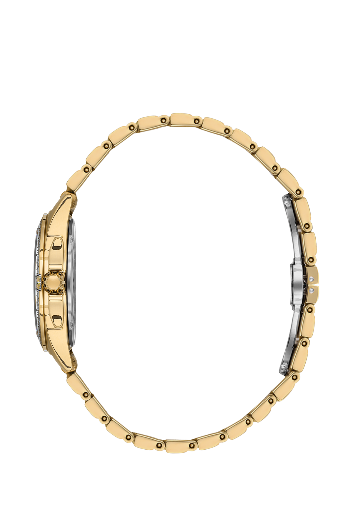Beverly Hills Polo Club Mother Pearl Gold Diamond Watch – BP3587C.120