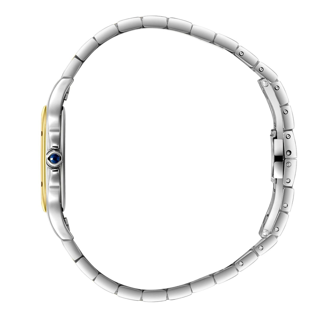Beverly Hills Polo Club Blue Steel Two-Tone Square Watch - BP3824C.230