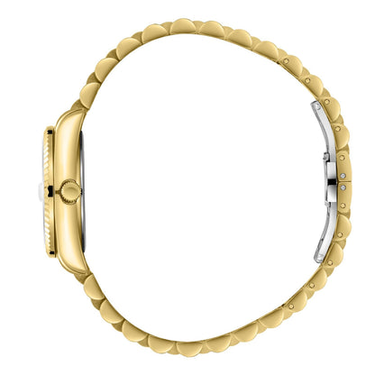 Beverly Hills Polo Club All Gold 33mm Date Watch - BP3827X.130