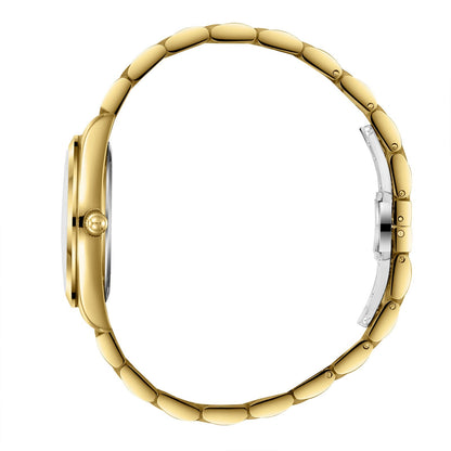 Beverly Hills Polo Club Moonphase Mother Pearl Gold Diamond Watch BP3833X.120