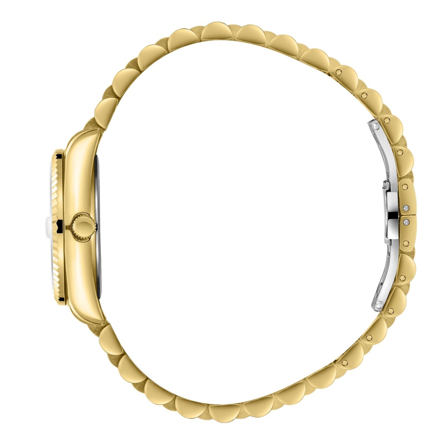 Beverly Hills Polo Club Black Dial All Gold Watch BP3827X.150