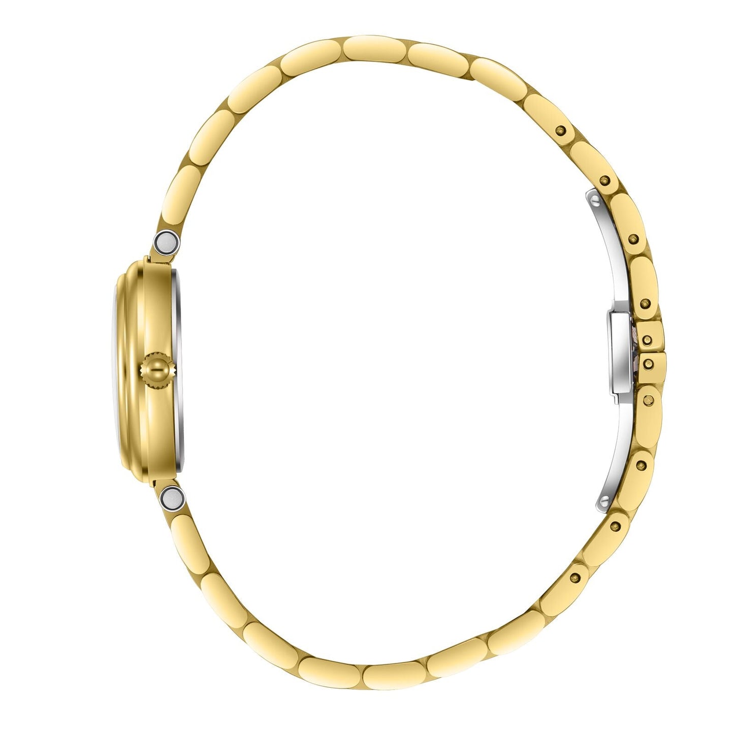 Beverly Hills Polo Club Mother Pearl All Gold Date Watch - BP3838X.120