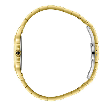 Beverly Hills Polo Club Roman Numeral All Gold Square Watch - BP3824C.110