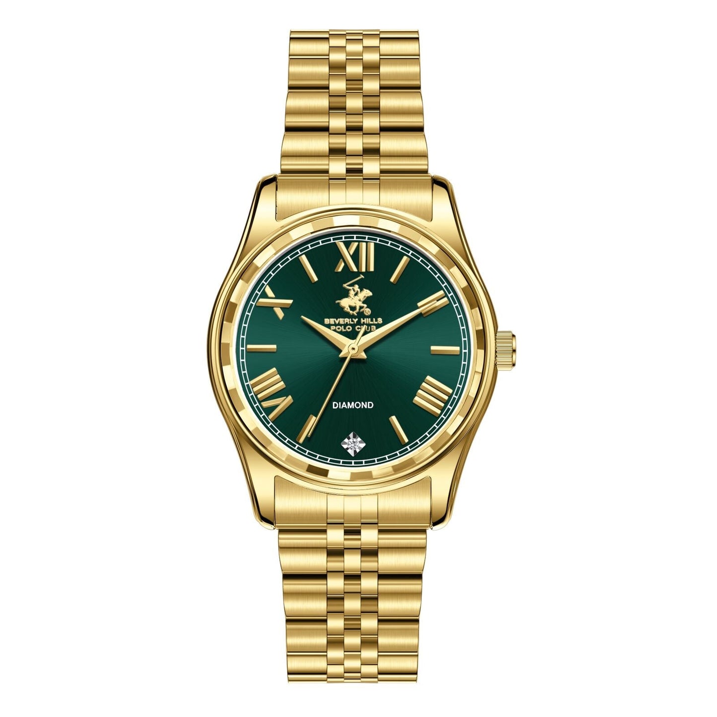 Beverly Hills Polo Club Gold Stainless Steel  Watch - BP3808C.170