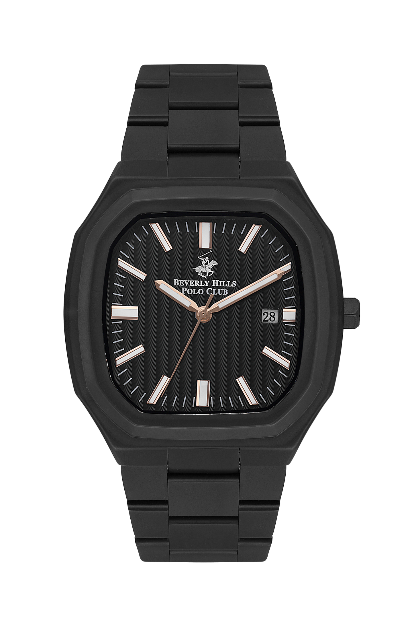 Beverly Hills Polo Club All Black Dial Date Watch – BP3547X.650