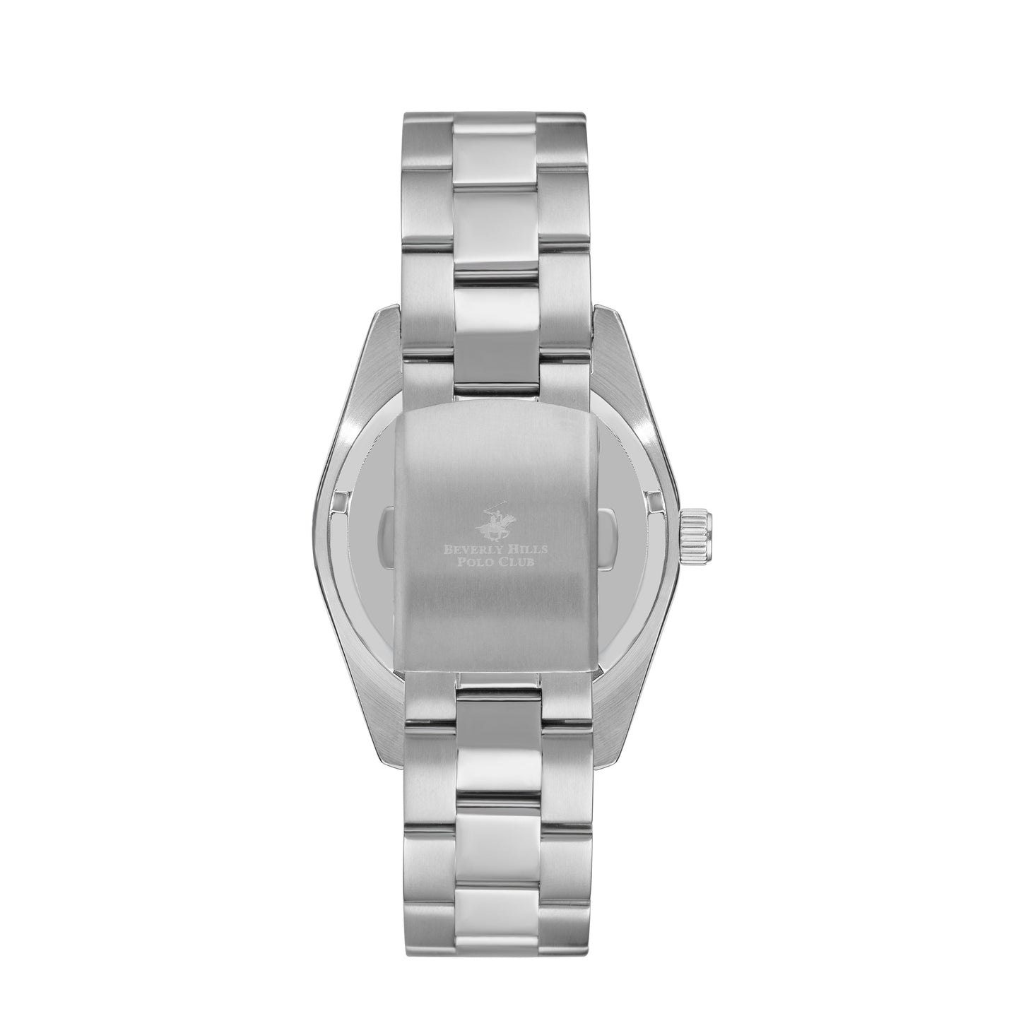 Beverly Hills Polo Club Blue Sunray Dial Silver Date Watch – BP3288X.390