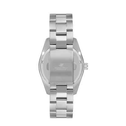 Beverly Hills Polo Club Blue Sunray Dial Silver Date Watch – BP3288X.390