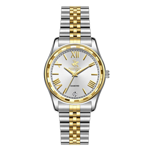 Beverly Hills Polo Club Luxury Two-Tone Genuine Diamond Watch - BP3808C.220