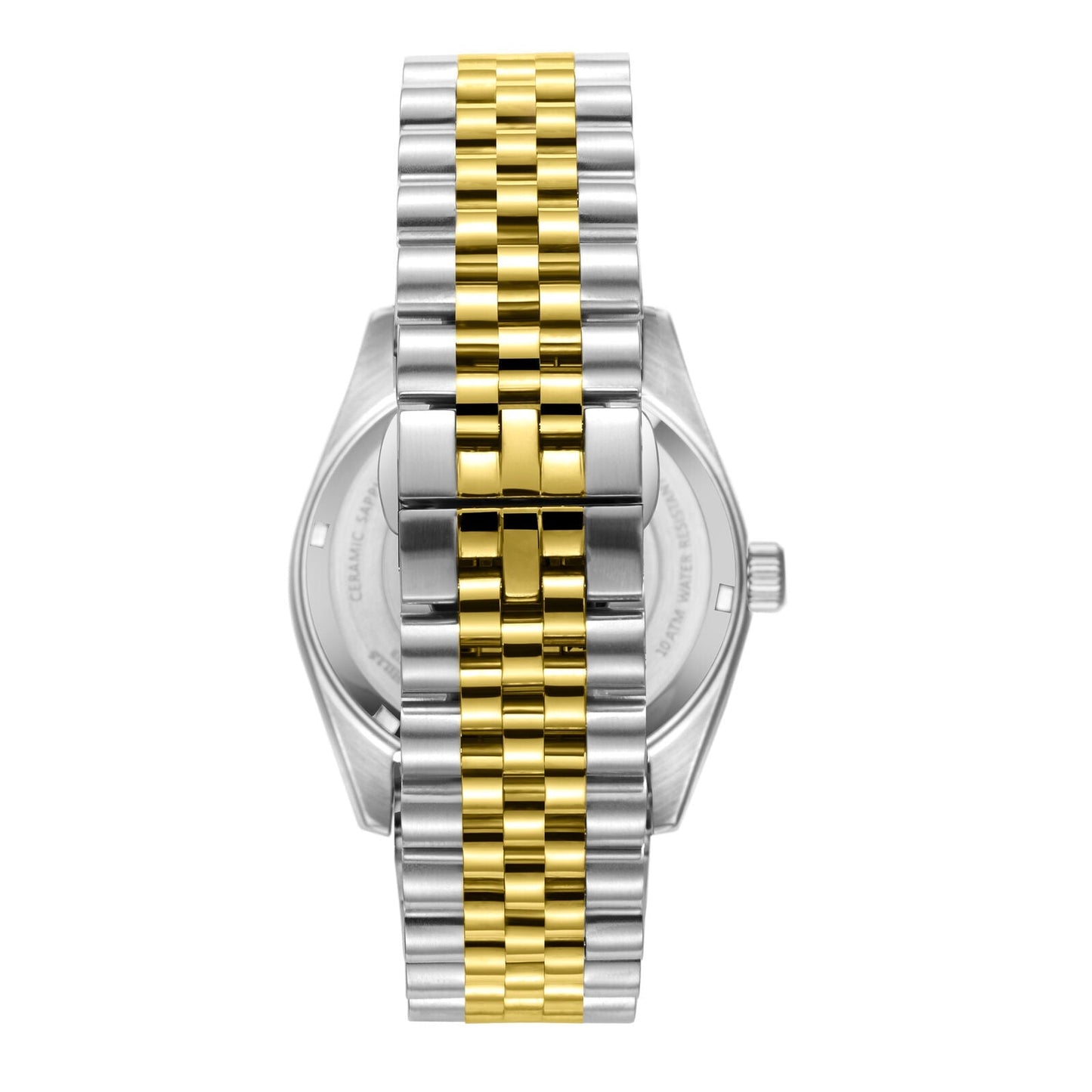 Beverly Hills Polo Club Green Dial Two-Tone Date Watch - BP3018X.271