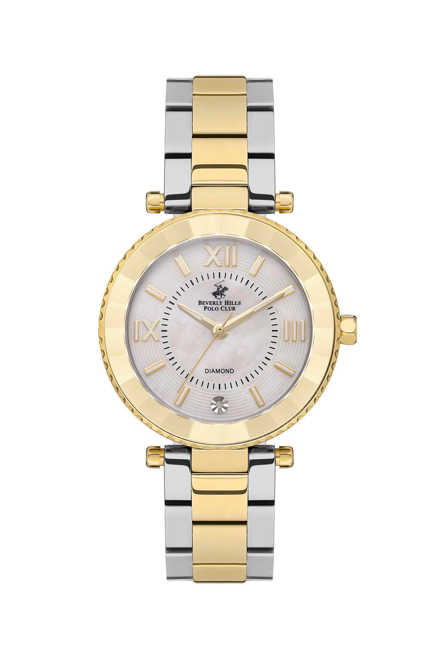 Beverly Hills Polo Club Mother Pearl Diamond Watch – BP3566C.220