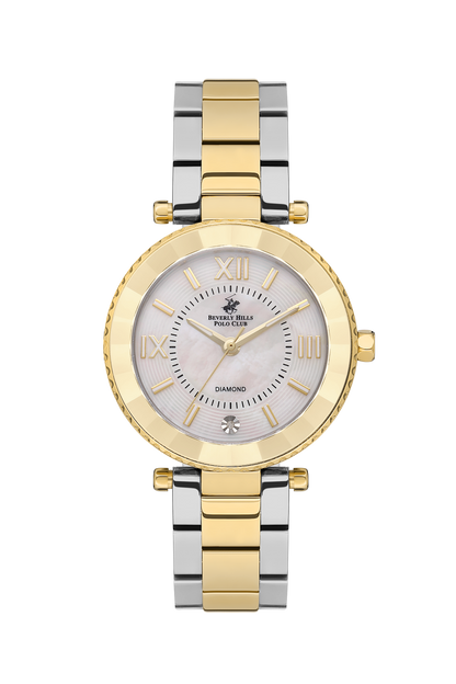 Beverly Hills Polo Club Mother Pearl Diamond Watch – BP3566C.220