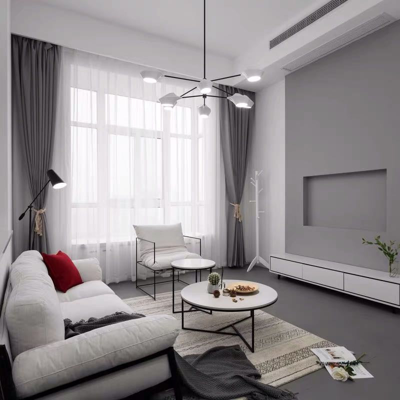 100% Blockout Grey Readymade Curtain drapes – 8 sizes