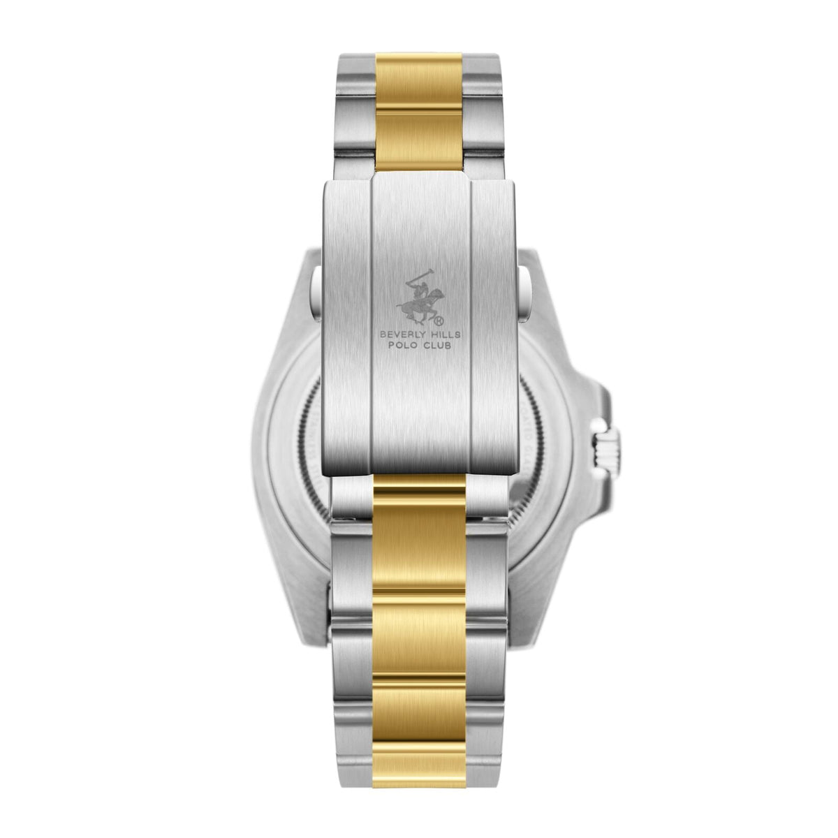 Beverly Hills Polo Club Waterproof Black Dial Two-Tone Date Watch BP3791X.250