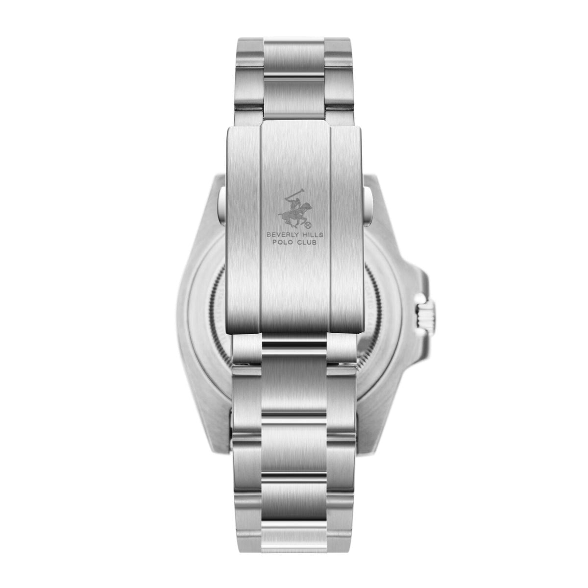 Beverly Hills Polo Club Waterproof Blue Dial Silver Date Watch BP3791X.390