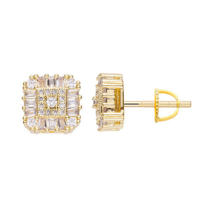 Big Daddy Iced Out Diamond Stud Earring 2.0