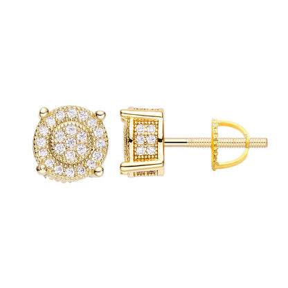Big Daddy Diamond Stud Iced Out Earring