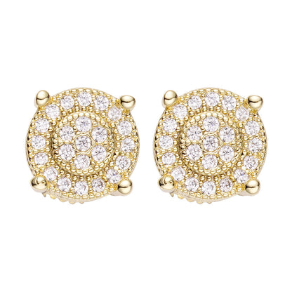 Big Daddy Diamond Stud Iced Out Earring