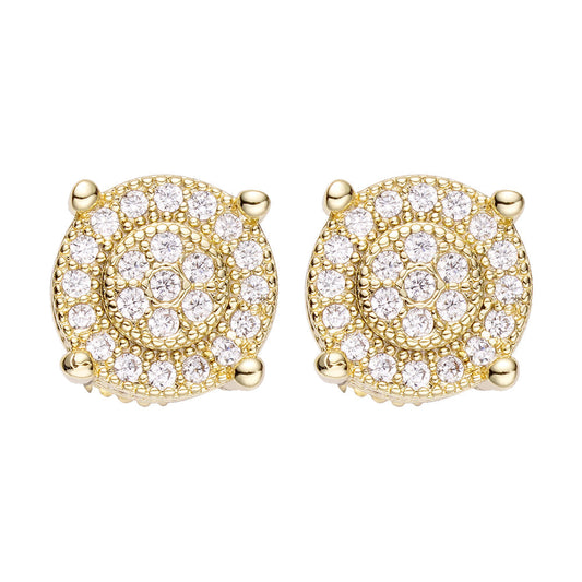 Big Daddy Diamond Stud Iced Out Earring