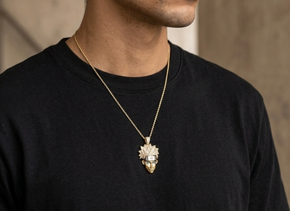 Big Daddy Gold Plated Naruto Iced Out Pendant