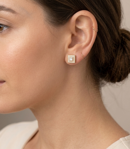 Big Daddy Rebirth Diamond Cut Iced Out Earring