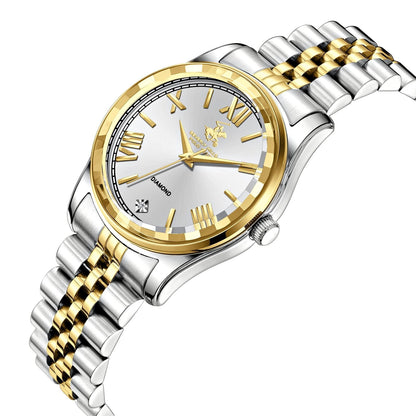 Beverly Hills Polo Club Luxury Two-Tone Genuine Diamond Watch - BP3808C.220