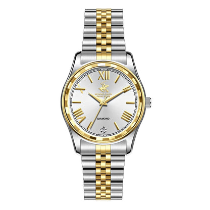 Beverly Hills Polo Club Luxury Two-Tone Genuine Diamond Watch - BP3808C.220