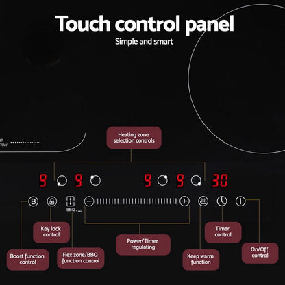 Devanti Induction Cooktop 60cm Electric Cooker