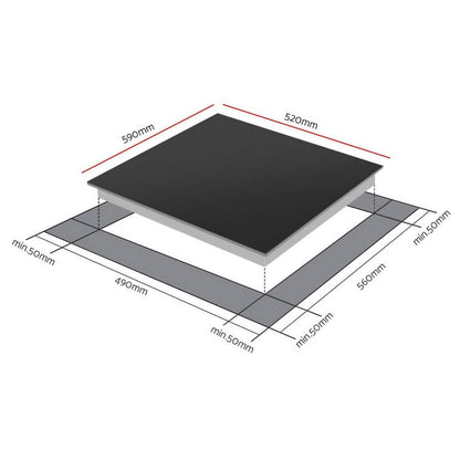 Devanti Induction Cooktop 60cm Electric Cooker