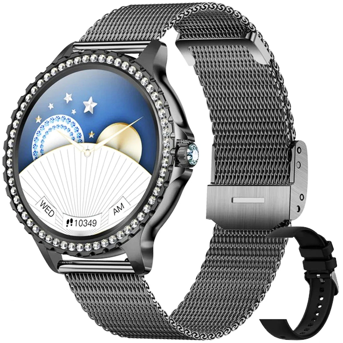 EIGIIS New Smart Watch Women I58 1.32 - inch HD Screen Fashion Sports Watches Bluetooth Call Health Monitor IP67 Life Waterproof - SMARTMARTNZ