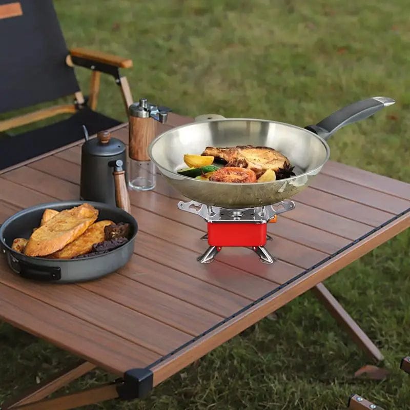 Foldable Windproof Portable Gas Stove Burner for Camping