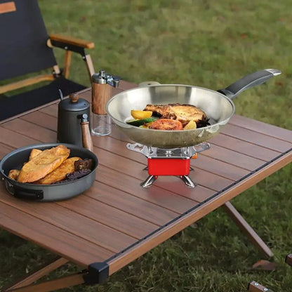 Foldable Windproof Portable Gas Stove Burner for Camping