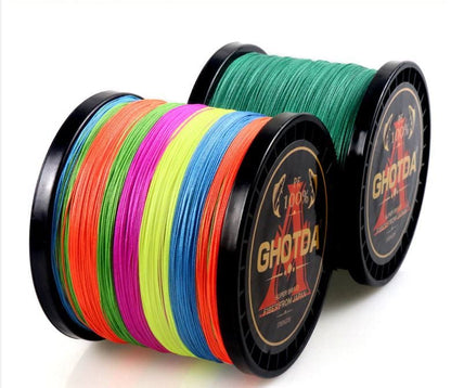 40lb 1000M Ghotda PE4 Fishing Braid -Multicolor