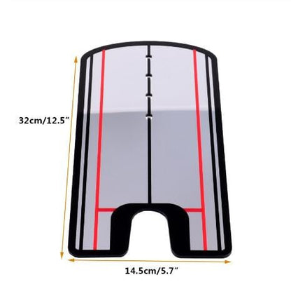 Golf Putting Mirror – 32x14.5cm Alignment Trainer | Swing & Eye Line Aid