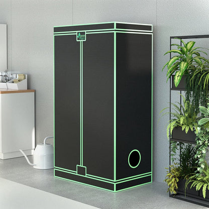 Green Fingers Grow Tent 100x60x180cm 4 Tiers Kits Hydroponics Indoor Grow System