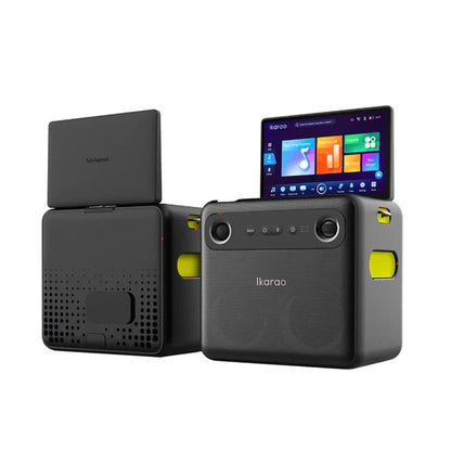 Ikarao Break X2 Karaoke Machine System With 10.1″ Touch Screen Wireless Mic