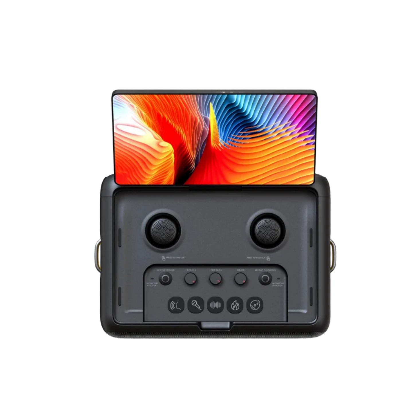 Ikarao Break X2 Karaoke Machine System With 10.1″ Touch Screen Wireless Mic