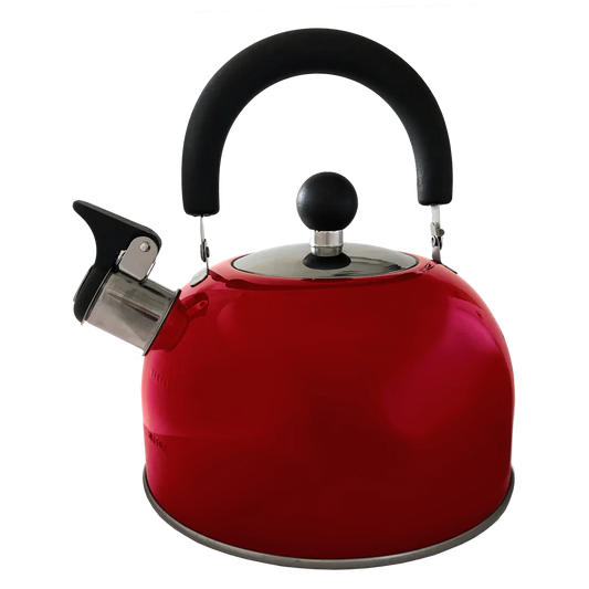 Red Whistling Kettle 2L - Southern Alps