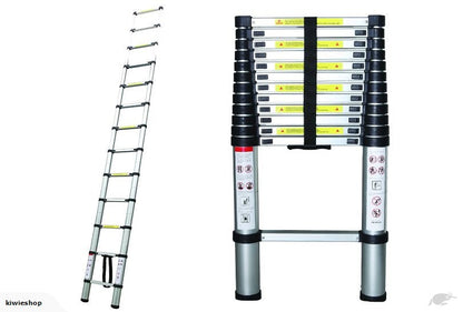Ladder Telescopic Aluminium Extension Ladder 1m-3.8m
